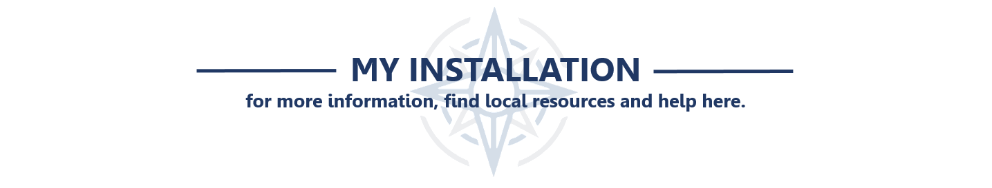 My Installation logo.  Click here to access Military OneSource.
